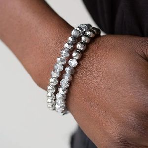 ❤️‍🔥5/$25❤️‍🔥 Chroma Color Silver Bracelet